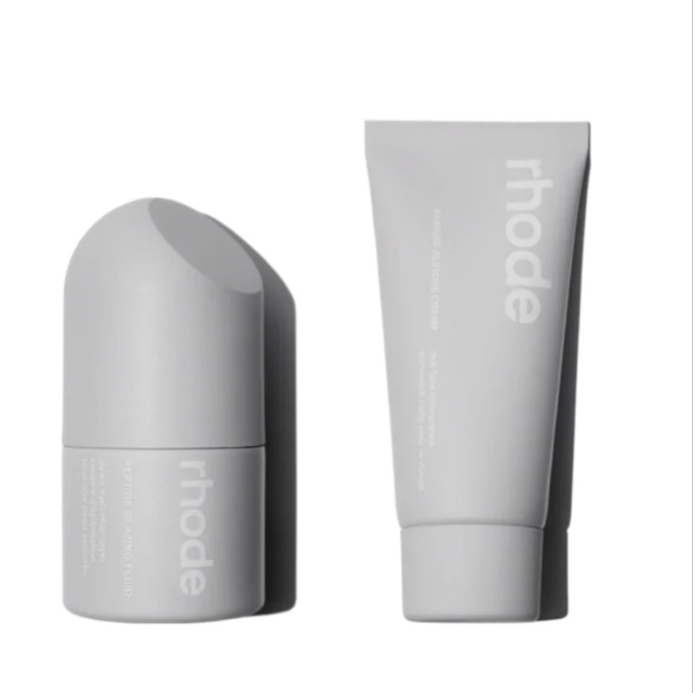 NWT rhode peptide glazing fluid & barrier restore cream